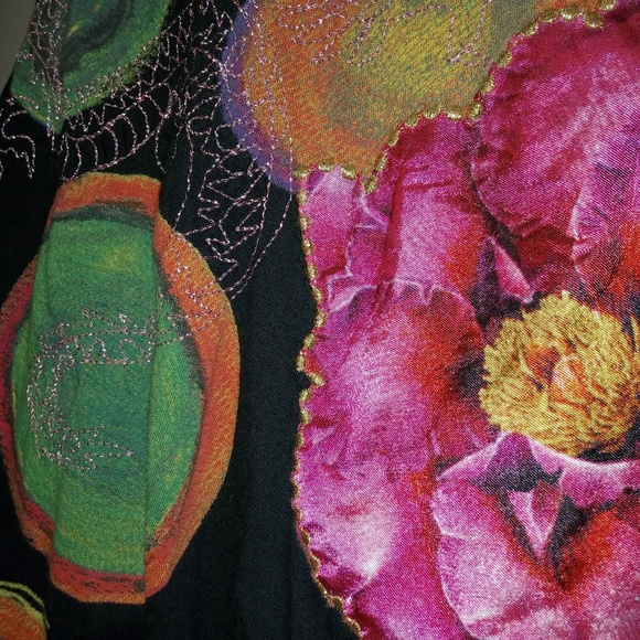 Desigual printed with embroidery v neck tank ball - Picture 6 of 6